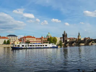 Vltava v centru Prahy