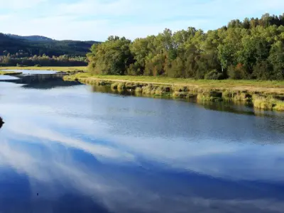 Lipenská přehrada panorama